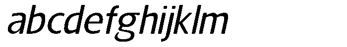 Nuviora Soft Medium Slant FONT
