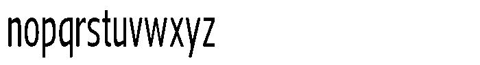 Nuviora Soft Medium Ultra Conden Font LOWERCASE