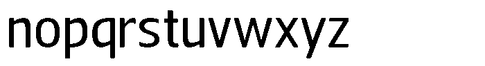 Nuviora Soft Medium Font LOWERCASE