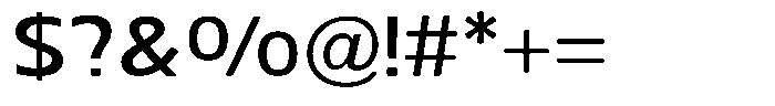 Nuviora Soft Semi Bold Expanded Font OTHER CHARS