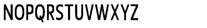 Nuviora Soft Semi Bold Extra Conden Font UPPERCASE