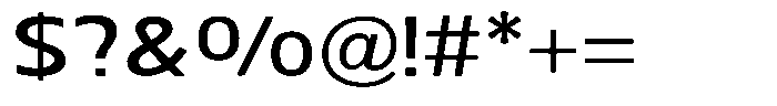 Nuviora Soft Semi Bold Extra Expan Font OTHER CHARS