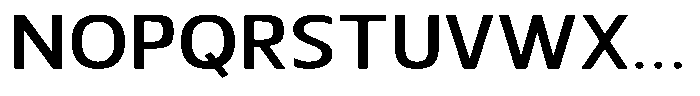 Nuviora Soft Semi Bold Extra Expan Font UPPERCASE