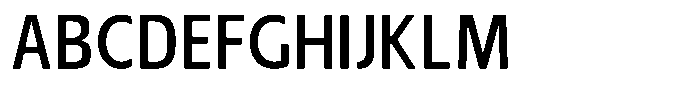 Nuviora Soft Semi Bold Semi Conden Font UPPERCASE