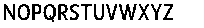 Nuviora Soft Semi Bold Semi Conden Font UPPERCASE