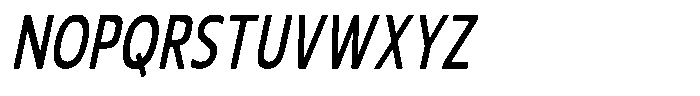 Nuviora Soft Semi Bold Slan Extr Con Font UPPERCASE