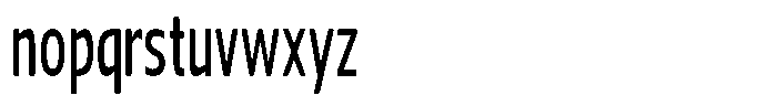 Nuviora Soft Semi Bold Ultra Conden Font LOWERCASE