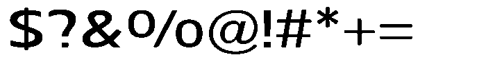 Nuviora Soft Semi Bold Ultra Expan Font OTHER CHARS
