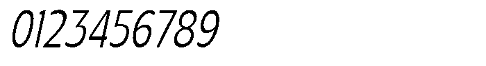 Nuviora Soft Slant Extra Condensed Font OTHER CHARS