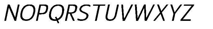 Nuviora Soft Slant Font UPPERCASE
