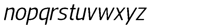 Nuviora Soft Slant Font LOWERCASE
