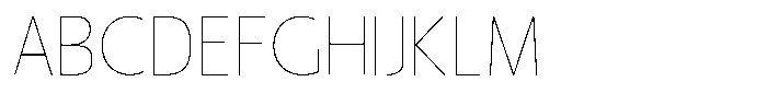 Nuviora Soft Thin Font UPPERCASE