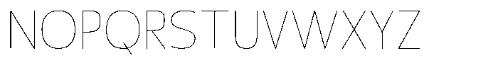 Nuviora Soft Thin Font UPPERCASE