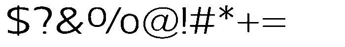 Nuviora Soft Ultra Expanded Font OTHER CHARS