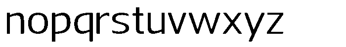 Nuviora Soft Ultra Expanded Font LOWERCASE