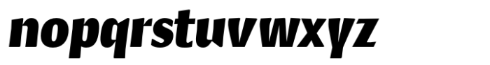 Nuvola Black Italic Font LOWERCASE