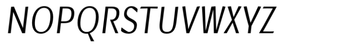 Nuvola Regular Italic Font UPPERCASE