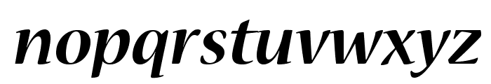 NuevaStd-BoldItalic Font LOWERCASE