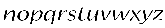 NuevaStd-ExtendedItalic Font LOWERCASE