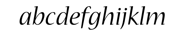 NuevaStd-Italic Font LOWERCASE