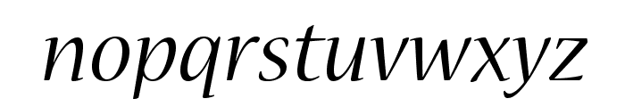 NuevaStd-Italic Font LOWERCASE