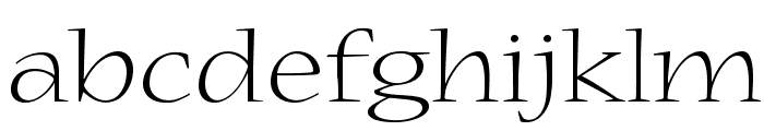 NuevaStd-LightExtended Font LOWERCASE