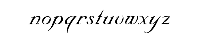 NuptialScriptLTStd Font LOWERCASE
