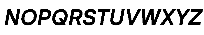 Nudica BoldItalic Font UPPERCASE