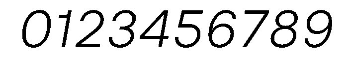 Nudica LightItalic Font OTHER CHARS
