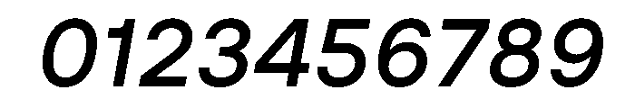 Nudica MediumItalic Font OTHER CHARS