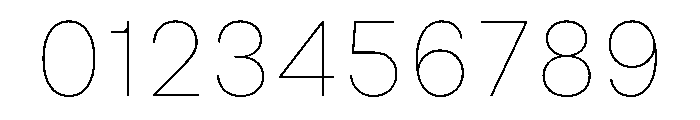 Nudica Thin Font OTHER CHARS
