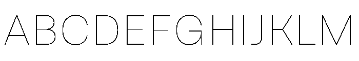 Nudica Thin Font UPPERCASE