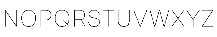 Nudica Thin Font UPPERCASE