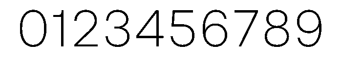 Nudica UltraLight Font OTHER CHARS