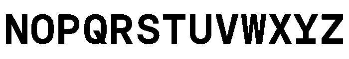 NudicaMono Bold Font UPPERCASE