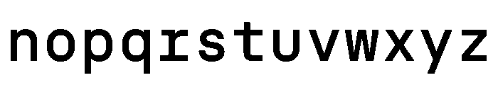 Nudicamono Medium Font LOWERCASE
