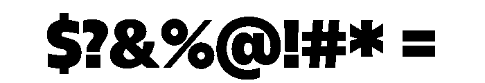 NuformSans Bold Font OTHER CHARS