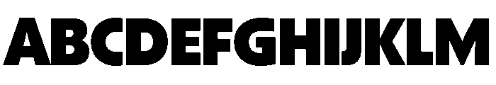 NuformSans Bold Font UPPERCASE