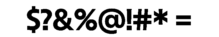 NuformSans Medium Font OTHER CHARS