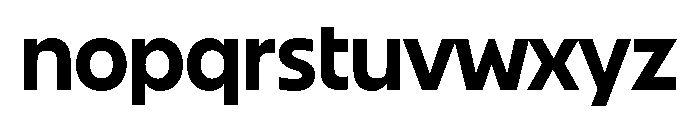NuformSans Medium Font LOWERCASE