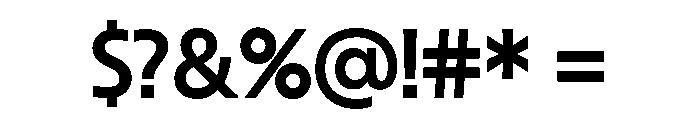 NuformSans Regular Font OTHER CHARS