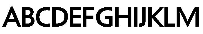 NuformSans Regular Font UPPERCASE