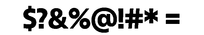 NuformSans Semibold Font OTHER CHARS