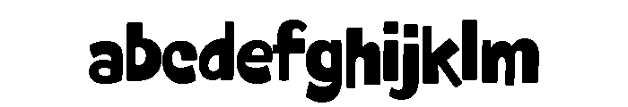 Nudgewink Black FONT