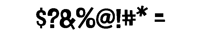 Nudgewink Bold Font OTHER CHARS
