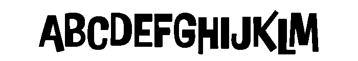 Nudgewink Bold Font UPPERCASE