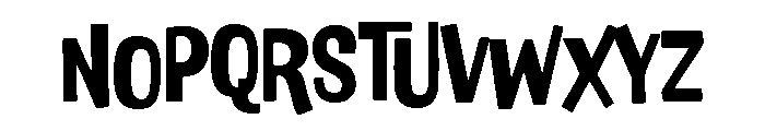 Nudgewink Bold Font UPPERCASE