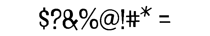 Nudgewink Light Font OTHER CHARS