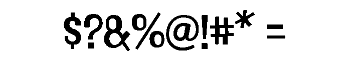 Nudgewink Medium Font OTHER CHARS
