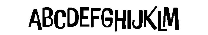 Nudgewink Medium Font UPPERCASE